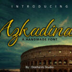 Azkadina Font - Featured Image