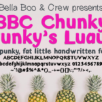 BBC Chunky Punky Luau Font - Featured Image