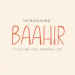 Baahir Handmade Font - Featured Image