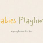 Babies Playtime Font - Featured Image