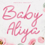Baby Aliya Font - Featured Image