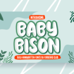 Baby Bison Font - Featured Image