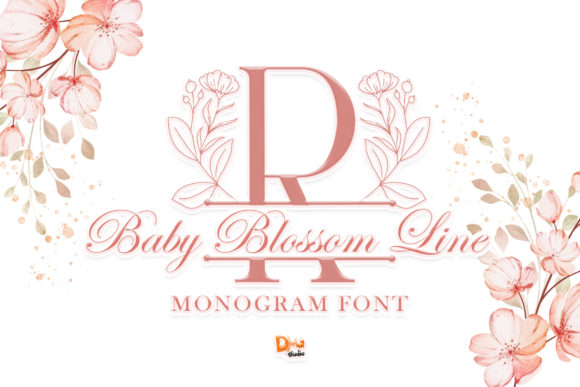 Baby Blossom Line Font - Featured Image