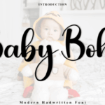 Baby Boho Font - Featured Image