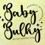Baby Bulky Font - Featured Image