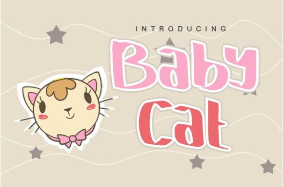 Baby Cat Font - Featured Image