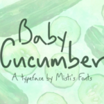 Baby Cucumber Font - Featured Image