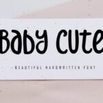 Baby Cute Font - Featured Image