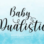 Baby Dualistic Font - Featured Image