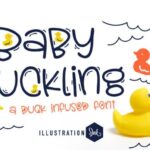 Baby Duckling Font - Featured Image