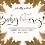Baby Forest Font - Featured Image