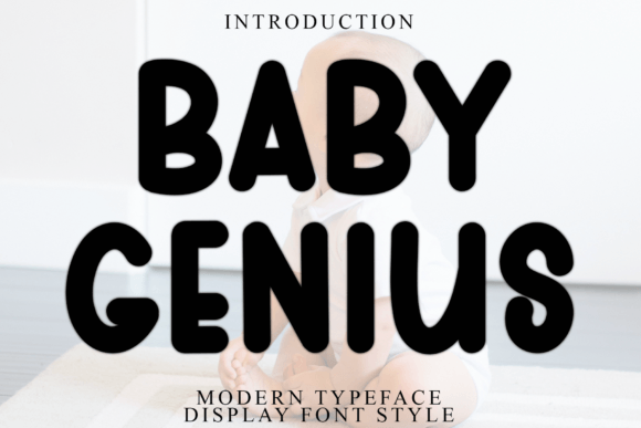 Baby Genius Font - Featured Image
