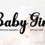 Baby Girl Font - Featured Image