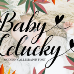 Baby Lelucky Font - Featured Image