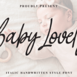 Baby Lovely Font - Featured Image