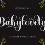 Baby Lovely Script Font - Featured Image