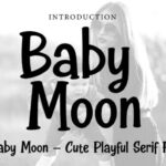 Baby Moon Font - Featured Image