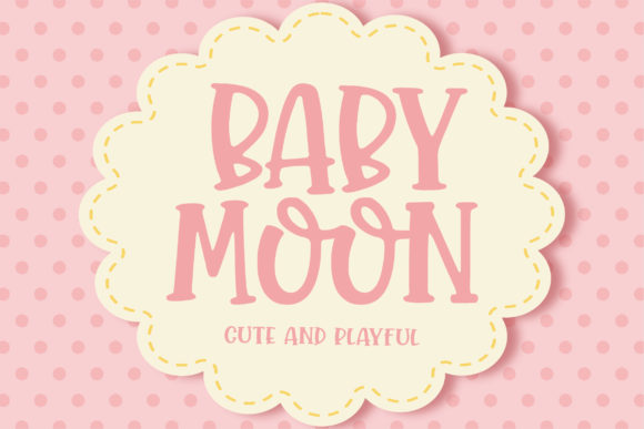 Baby Moon Font - Featured Image