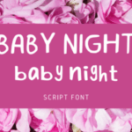 Baby Night Font - Featured Image