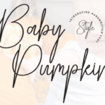 Baby Pumpkin Font - Featured Image