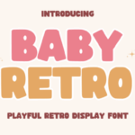 Baby Retro Font - Featured Image