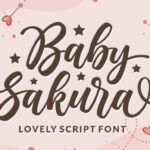 Baby Sakura Font - Featured Image