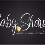 Baby Sharpy Font - Featured Image