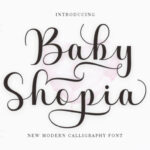 Baby Shopia Font - Featured Image