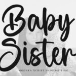 Baby Sister Font - Featured Image