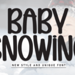 Baby Snowing Font - Featured Image