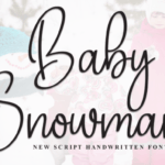 Baby Snowman Font - Featured Image