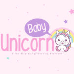Baby Unicorn Font - Featured Image