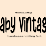 Baby Vintage Font - Featured Image