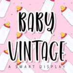 Baby Vintage Font - Featured Image