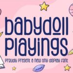 Babydoll Playings Font - Featured Image