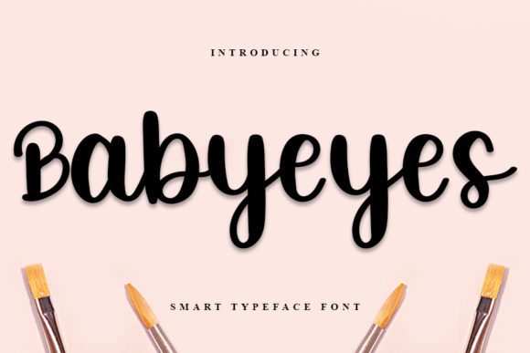 Babyeyes Font - Featured Image
