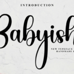 Babyish Font - Featured Image