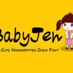 Babyjen Font - Featured Image