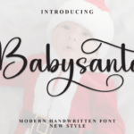 Babysanta Font - Featured Image