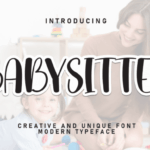 Babysitter Font - Featured Image