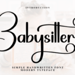 Babysitter Font - Featured Image