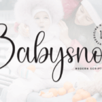 Babysnow Font - Featured Image