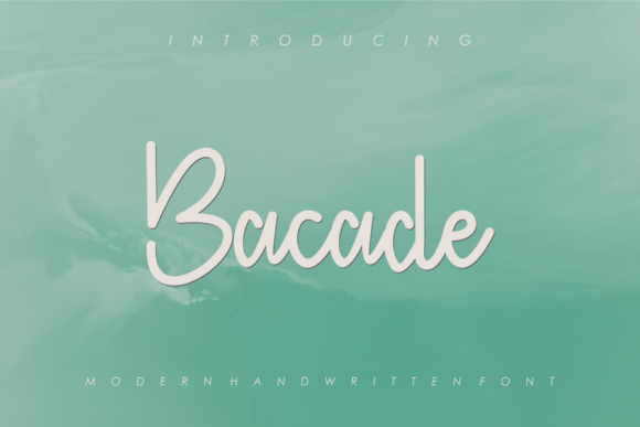 Bacade Font - Featured Image