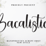 Bacalisties Font - Featured Image