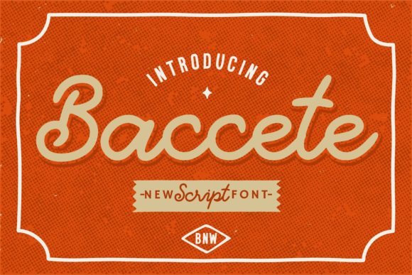 Baccete Font - Featured Image