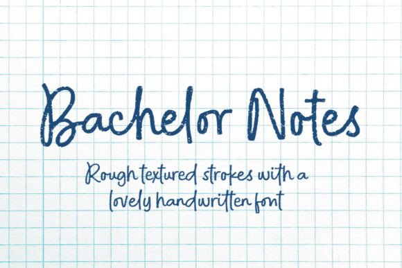 Bachelor Notes Font - Featured Image