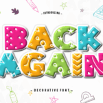 Back Again Font - Featured Image