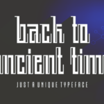 Back to Ancient Time Font - Featured Image