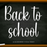 Back to School Font - Featured Image