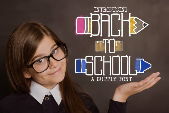 Back to School Font - Featured Image
